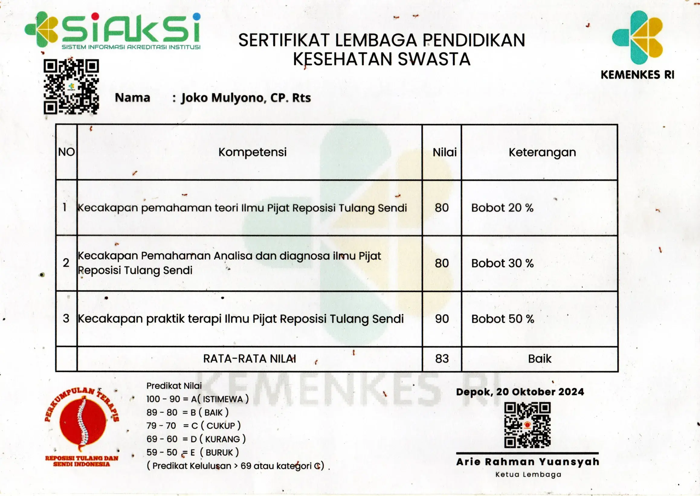 Pijat Reposisi Tulang Sendi 2